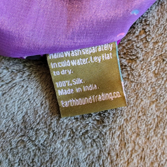 Boho Silk Floral Wrap Skirt - Picture 6 of 6